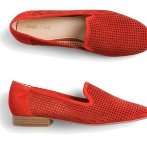 Violet & Red Women's Red Loafers
